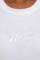 Хлопковая футболка HUGO белый 50508289