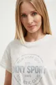 μπεζ Βαμβακερό μπλουζάκι DKNY