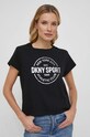 Хлопковая футболка Dkny DP3T9563 чёрный SS24