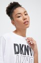 Bavlněné tričko Dkny bílá DP2T8559