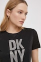 Футболка Dkny чорний P3JHXDNA