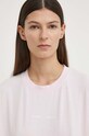 Samsoe Samsoe tricou din bumbac roz F23200050