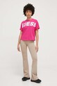 Guess t-shirt DEANA V4RI09.KC2Z0 fioletowy SS24