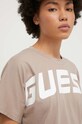 Guess t-shirt DEANA brązowy V4RI09.KC2Z0