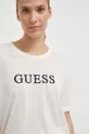 beżowy Guess t-shirt DEANA