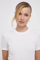 biały Calvin Klein t-shirt