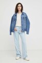 G-Star tricou din bumbac D24216.4107 bej SS24