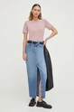 G-Star tricou din bumbac D24216.4107 roz SS24
