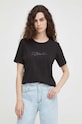 G-Star tricou din bumbac negru D24216.4107