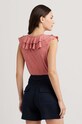 Lauren Ralph Lauren t-shirt bawełniany 200925903 różowy SS24