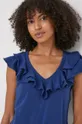 темно-синій Бавовняна футболка Lauren Ralph Lauren