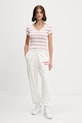 Tommy Jeans tricou DW0DW17385 bej AA00