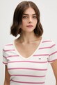 Tommy Jeans t-shirt beżowy DW0DW17385