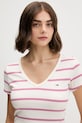 Tommy Jeans tricou bej DW0DW17385