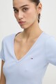 Tommy Jeans t-shirt niebieski DW0DW17385