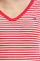Tommy Jeans tričko dámské bavlněné s elastanem DW0DW17385 červená