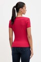 Odzież Tommy Jeans t-shirt DW0DW17385 różowy