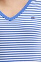 Tommy Jeans tričko dámské bavlněné s elastanem DW0DW17385 modrá