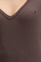 Tommy Jeans t-shirt DW0DW17385 brązowy