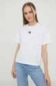 biały Tommy Jeans t-shirt