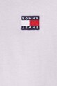 Tommy Jeans t-shirt DW0DW17391 fioletowy