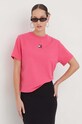 Μπλουζάκι Tommy Jeans ροζ DW0DW17391