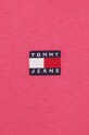 Μπλουζάκι Tommy Jeans DW0DW17391 ροζ
