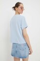 Odzież Tommy Jeans t-shirt DW0DW17391 niebieski