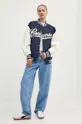 Βαμβακερό μπλουζάκι Tommy Jeans μπεζ