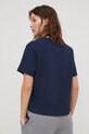 Odzież Tommy Jeans t-shirt bawełniany DW0DW17380 granatowy