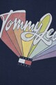 Tommy Jeans t-shirt bawełniany DW0DW17380 granatowy