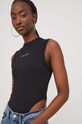 Tommy Jeans body czarny DW0DW17392