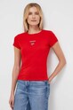 Tommy Jeans t-shirt DW0DW17357 czerwony SS24