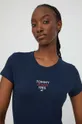 mornarsko plava Majica kratkih rukava Tommy Jeans Ženski