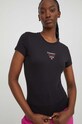 Μπλουζάκι Tommy Jeans στάμπα μαύρο DW0DW17357