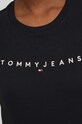 Îmbrăcăminte Tommy Jeans tricou din bumbac DW0DW17361 negru