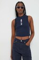 Tommy Jeans top granatowy DW0DW17530