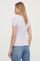 Odzież Tommy Jeans t-shirt DW0DW17383 fioletowy