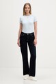 Tommy Jeans basic tričko dámské bavlněné s elastanem DW0DW17383 modrá AA00