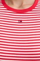 Tommy Jeans basic tričko dámské bavlněné s elastanem DW0DW17383 červená