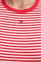 Tommy Jeans basic tričko dámské bavlněné s elastanem DW0DW17383 červená