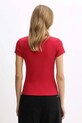 Ρούχα Μπλουζάκι Tommy Jeans DW0DW17383 ροζ