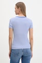 Oblečení Tommy Jeans basic tričko dámské bavlněné s elastanem DW0DW17383 modrá