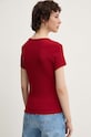 Ruházat Tommy Jeans t-shirt DW0DW17383 burgundia