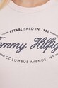 Tommy Hilfiger t-shirt bawełniany różowy WW0WW41039