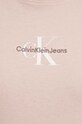 Bavlnené tričko Calvin Klein Jeans ružová J20J222564
