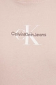 ružová Bavlnené tričko Calvin Klein Jeans