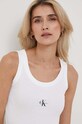 Calvin Klein Jeans top biały J20J222566