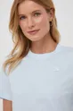 niebieski Calvin Klein Jeans t-shirt bawełniany