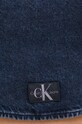Calvin Klein Jeans top din denim J20J222870 bleumarin